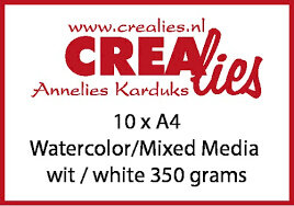   Watercolor Paper 350g A4 - Crealies