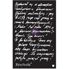 Finnabair Ghostwriter Stencil 6x9" 968960 – tekst en structuur voor mixed media