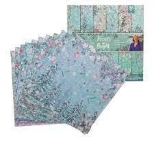  crafters companion Frosty and Bright Paper Pad 15x15 cm
