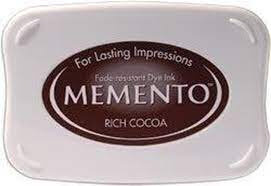 Tsukineko memento rich cocoa inkt pad