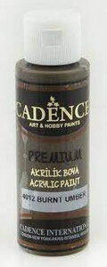 Cadence Premium Acrylverf – Burnt Umber (70 ml)