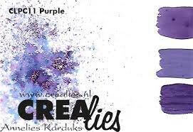 Pigment  poeder Colorzz paars - Crealies