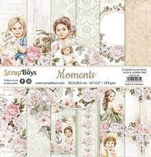  Paper Pads 12x12" -  Moments - ScrapBoys
