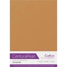 Crafters Companion Parelmoer Cardstock Caramel