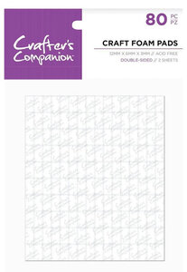 Crafters Companion Foam Pads – 12x6x3 mm