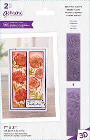 Gemini 3D Embossingfolder Beautiful Blooms