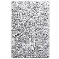 Sizzix embossing folder leaf veins