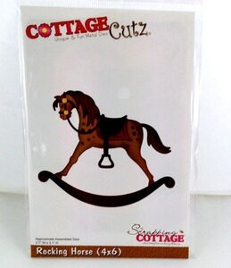 Cottage Cutz snijmal Rocking Horse