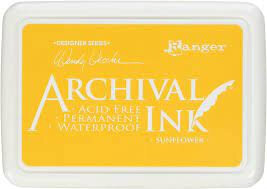  stempelinkt - watervast - sunflower - archival ink