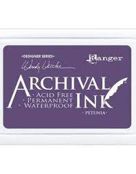  stempelinkt - watervast - Petunia - archival ink