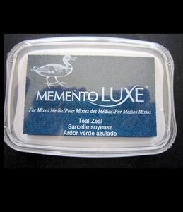 Stempel Inktpad - Pigment - De luxe - Teal Zeal - Memento - Tsukineko