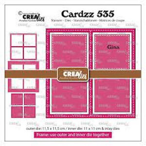 Crealies Frame & Inlay Gina Snijmallen – Stijlvolle Frames voor Unieke Kaarten