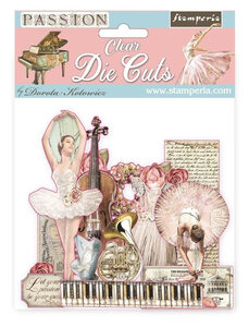 Stamperia Passion Acetate Clear Die Cuts