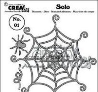 Crealies snijmal Spider & Web kopen – spin en web snijmal