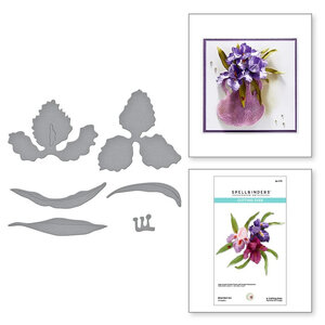 Spellbinders Susan’s Garden snijmal Bearded Iris kopen – bloemen snijmal