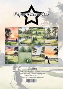 Paper Favourites Paper Pad – Golfing A5