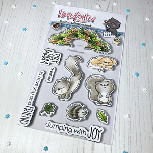  Clear stempel  -  Jumping With Joy - Time for Thee