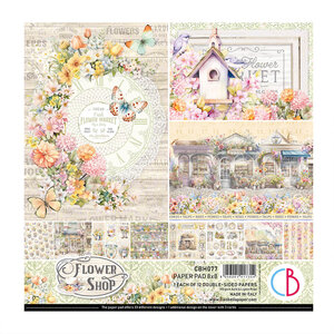  Paper Pad 8x8" -  Flower Shop - Ciao Bella