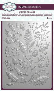 Creative Expressions 3D Embossingfolder – Winter Foliage (5x7")