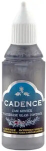 Cadence Glas- en Porseleinverf Contour 50 ml Zilver