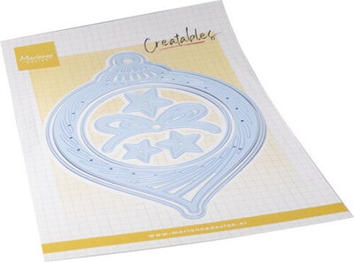 Marianne Design CreaTables snijmal Open Christmas Bauble kopen – kerstbal snijmal