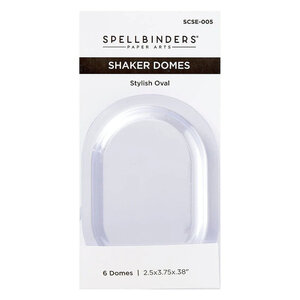 Stylish Oval Shaker Dome – Luxe lagen voor creatieve kaarten