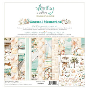  Paper Pad 12x12" - Coastal Memories  - Mintay papers