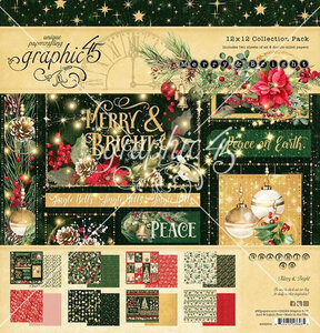 Paper Pads 12 x 12" - Merry & Bright Collection - Graphic 45