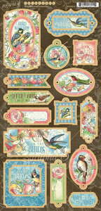chipboard- Bird Watcher collection-Graphic 45 