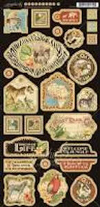  Chipbord - safari 2 collection - Graphic 45