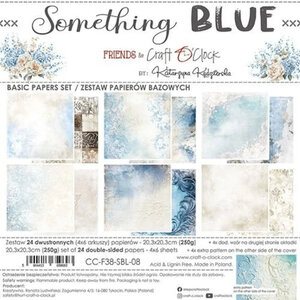 Paper Pad 8x8" - Basic -  Something Blue - Craft o Clock