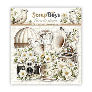   Die cut elements Romantic Garden  Scrapboy