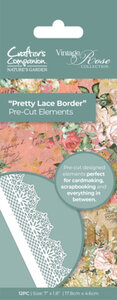  crafters companion -Pretty Lace Border snijmal