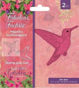  crafters companion Natures Garden Majestic Hummingbird set