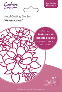 Crafter’s Companion Gemini snijmal Anemones kopen – Elements Large Floral Outline