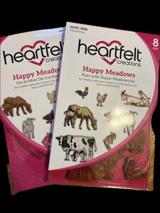 Heartfelt Creations Happy Meadows bundel kopen – stempel + snijmal met 10% korting