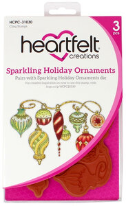 Heartfelt Creations Sparkling Holiday Ornaments bundel