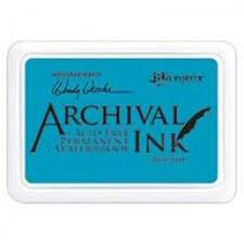 stempelinkt - watervast -  Pad Blue Bird Archival inkt