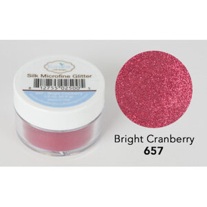 Elizabeth Craft Designs Silk Microfine Glitter – Bright Cranberry