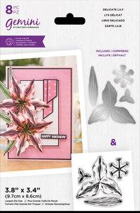 Crafter’s Companion Gemini snijmal Lily kopen – layered bloemen snijmal lelie