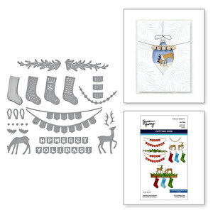 Spellbinders snijmallen Mantle Decorations kopen – kerst decoratie snijmal set