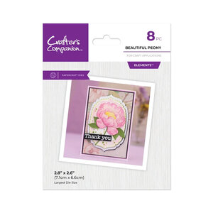 Crafter’s Companion Gemini Snijmal Pioenrozen – Gelaagde 3D Bloemen