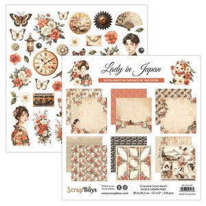 ScrapBoys Paperpad 12x12 – Lady in Japan