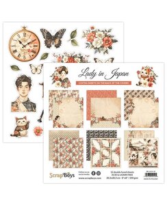 ScrapBoys Paperpad 8x8  -  Lady in Japan