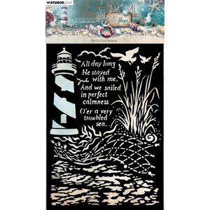 Studio Light stencil Tide of Hope kopen – sjabloon voor mixed media & kaarten maken