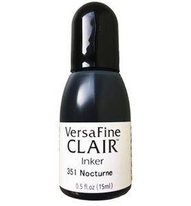 VersaFine Clair reinker Nocturne 15 ml – zwarte pigment inkt navulling