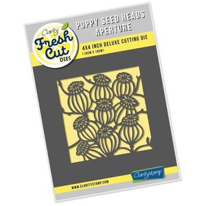 Clarity Fresh Cut Die 4x4 Poppy Seed Heads Aperture kopen | Snijmal bloemen kader