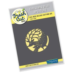 Clarity Fresh Cut Christmas Deer Die 3x3 kopen | Kerst snijmal hert