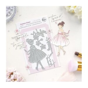 Pinkfresh Studio Couture Grace snijmal – elegante details voor kaarten en cadeautjes