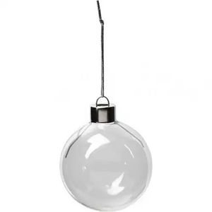 creatic company  Glazen ballen 2-delig – Ø 6 cm – set van 8 stuks